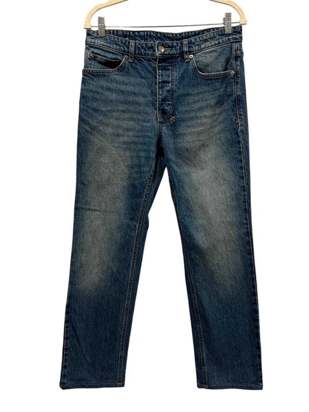 Ksubi Hazlow Arden Mid-rise Straight Leg Jean, 32